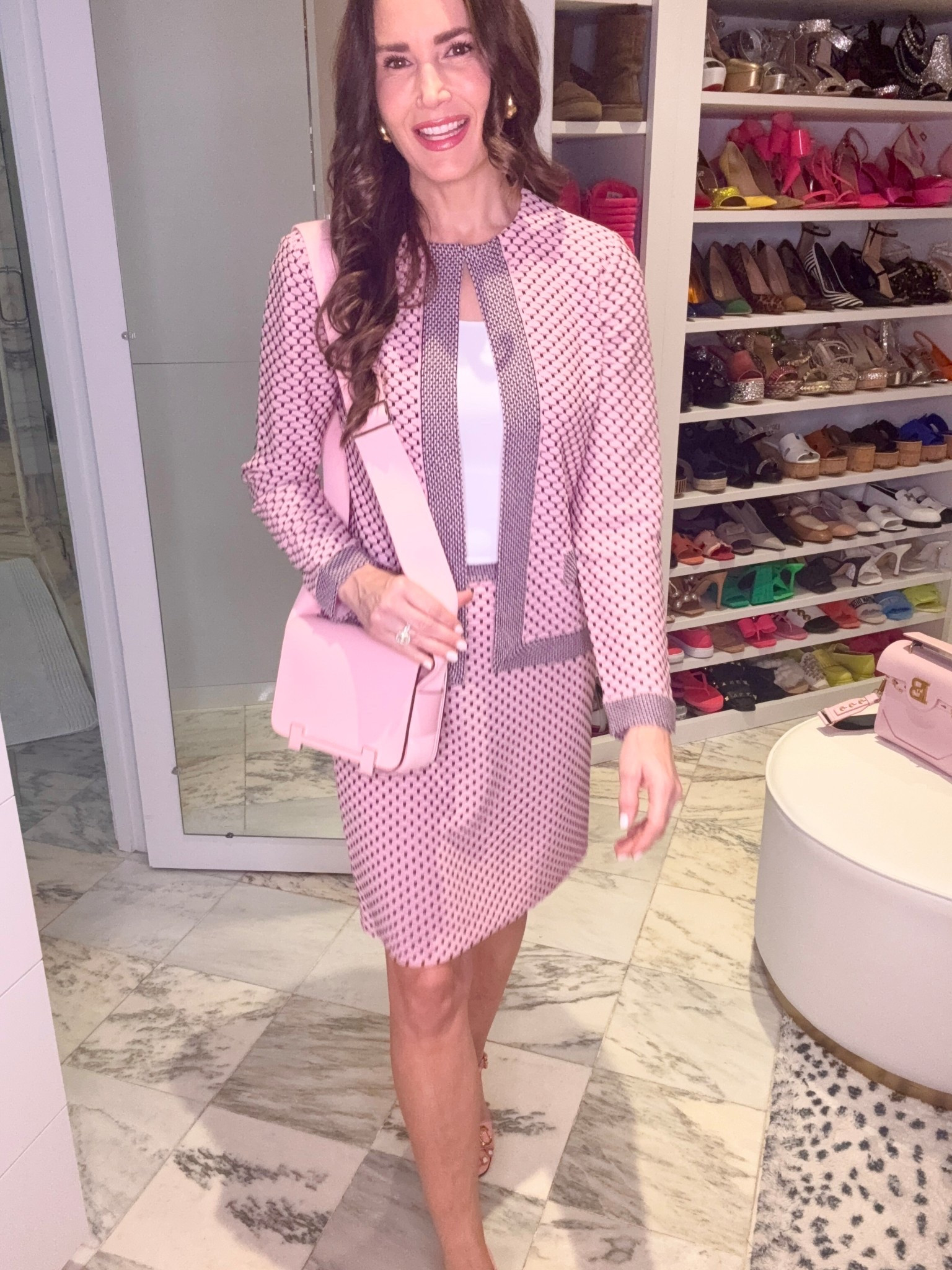 Bring on the Perfect Pink 💕🖤

Warmer weather this past week has brought out Spring fashion already. Love this time of year when the spring flowers begin to bloom and the green on plants and trees begin to grow. 🌸🍃

This pink set is perfect to wear in cooler weather & transition to Spring and even Summer. A knit jacket and skirt that is tailored, sophisticated and will last beyond trends. 🩷🖤

Newly launched collection by @Family_Savvy x @MingWangOfficial embraces timeless style with a modern edge. 
Check out other chic and statement worthy styles I've added on the shoppable link.

#pinksuit #pinkset #pinkandblack
#FamilySavvyxMingWang #MingWangPartner

#LTKootd #LTKOver40 #LTKgrwm