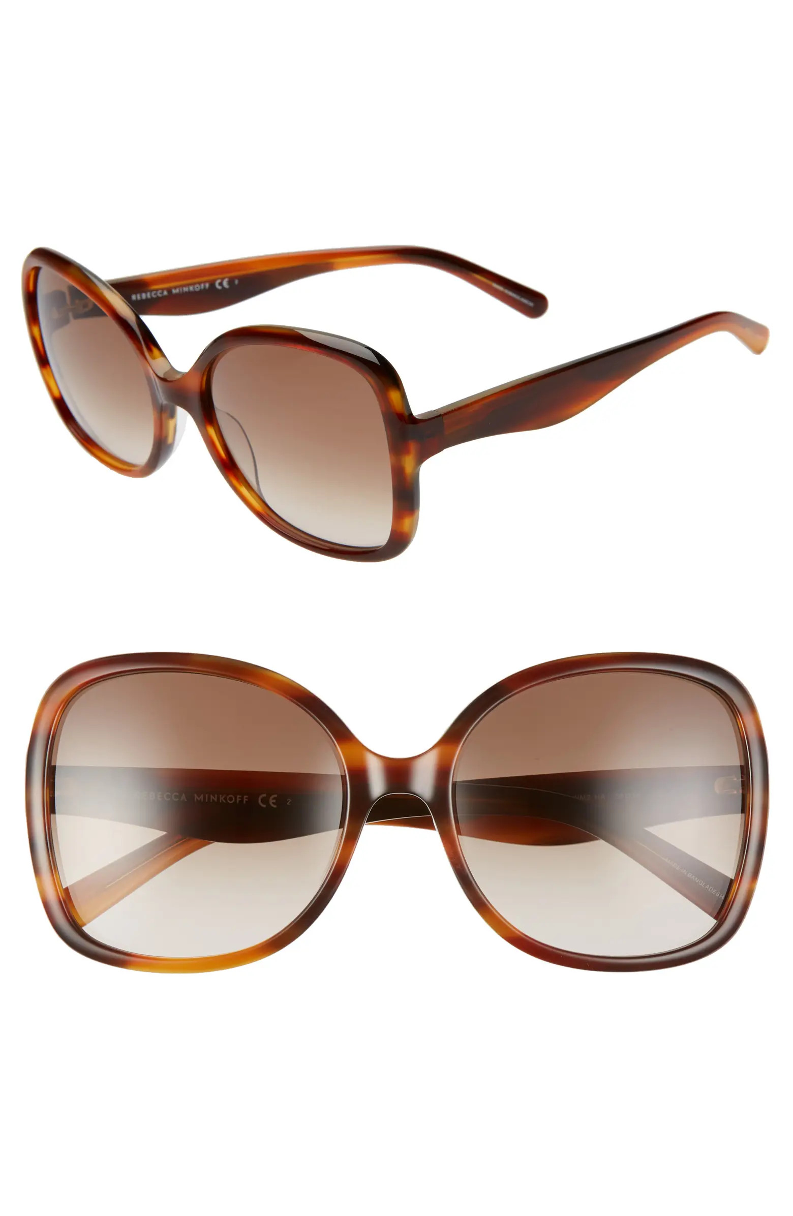 Lark2 58mm Butterfly Sunglasses | Nordstrom