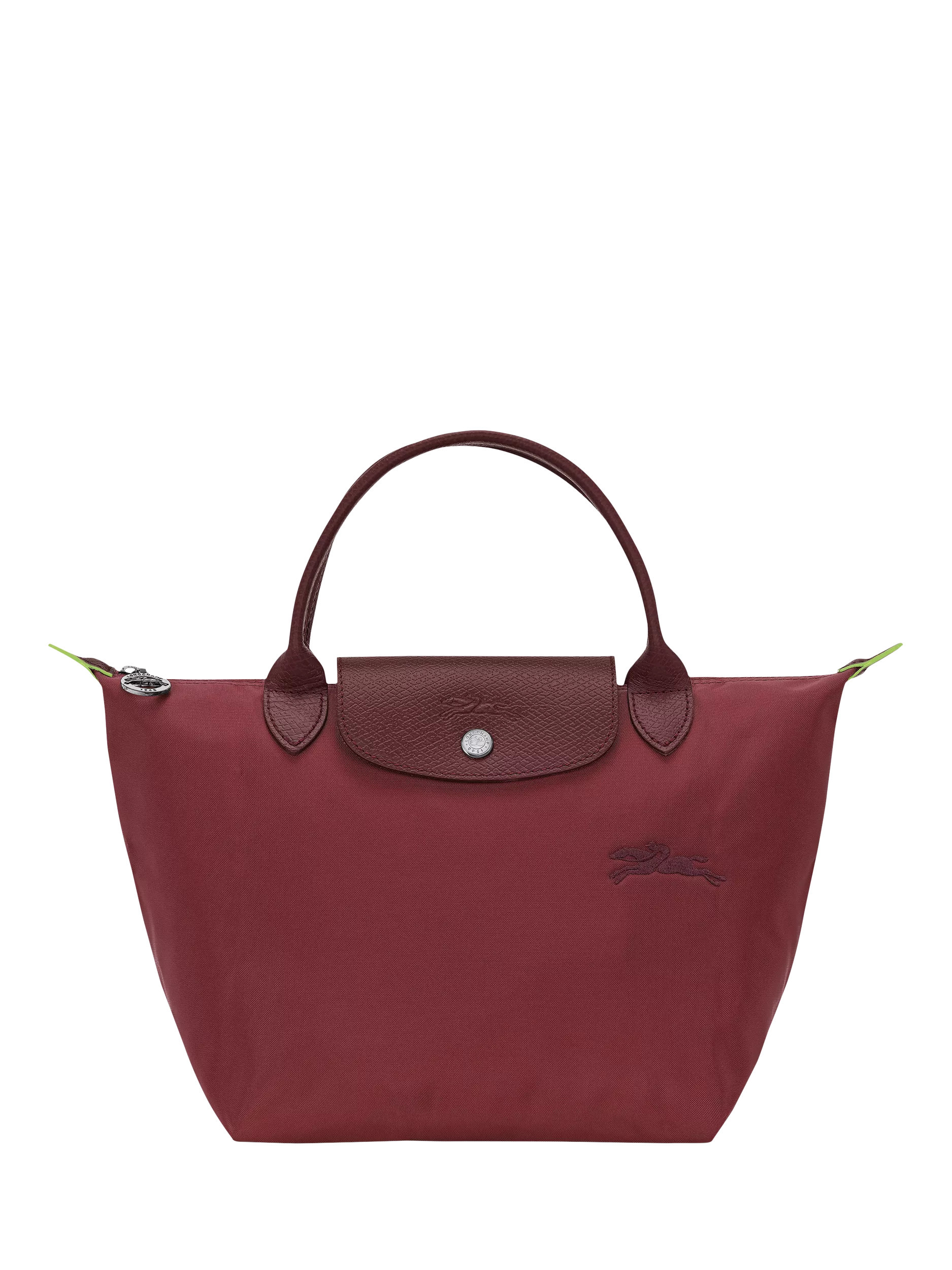 Longchamp Le Pliage Green Recycled Canvas Small Top Handle Bag | John Lewis (UK)