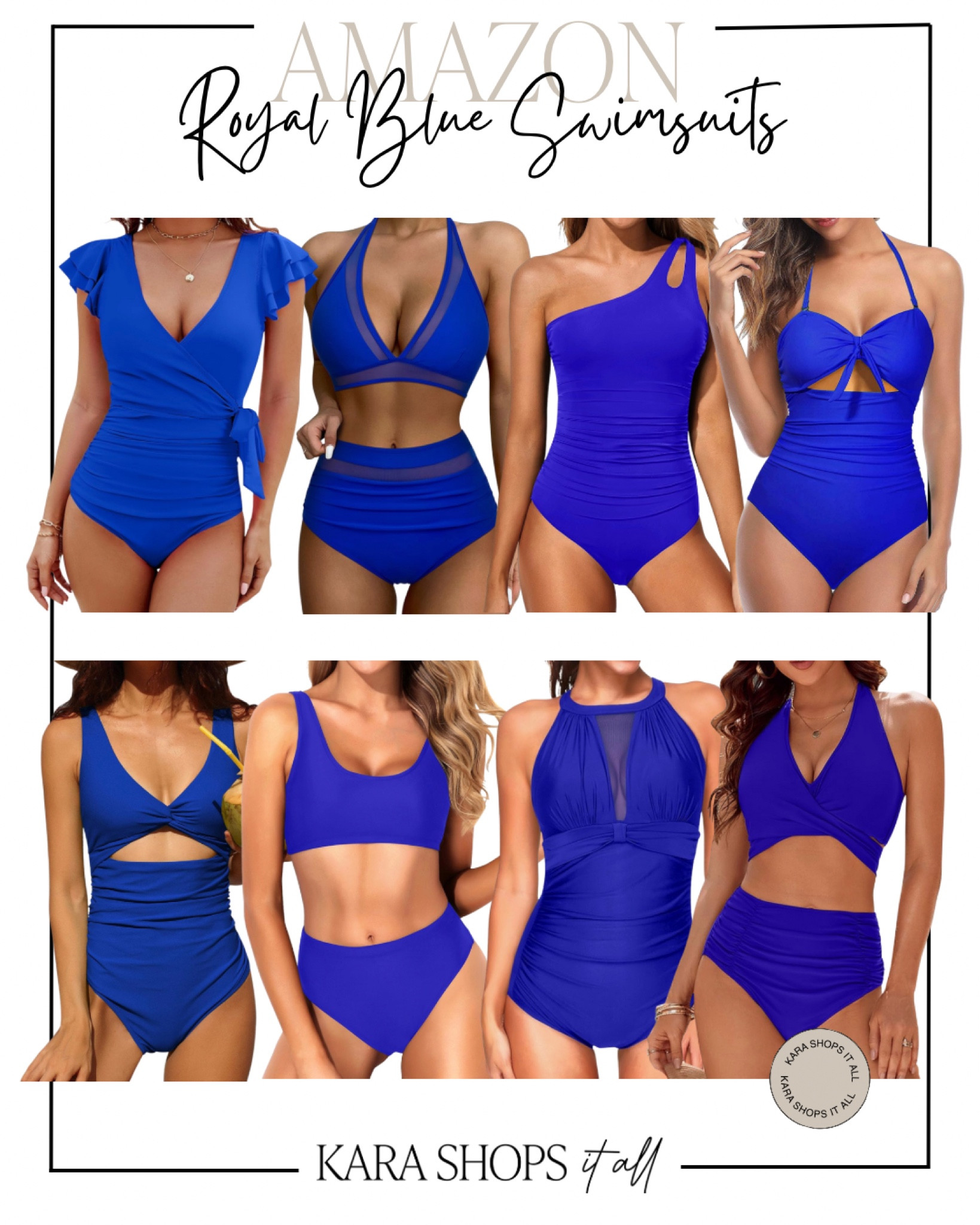 Royal blue swimsuits for women! Love these royal swimsuits from Amazon! One pieces, bikinis, one shoulder, and more! #Amazon

#LTKSaleAlert #LTKStyleTip #LTKSeasonal