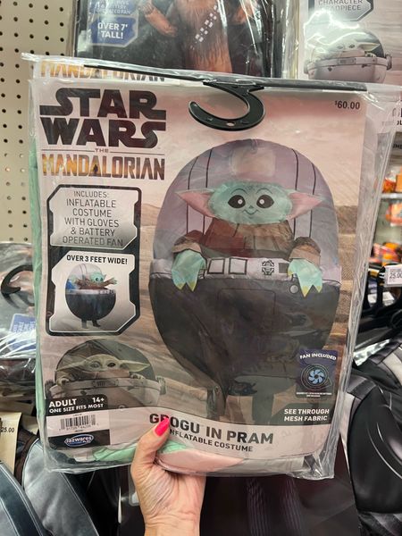This is a hilarious blow up costume of baby yoda (Grogu) from Star Wars the madalorian ! 

#LTKparties #LTKHalloween #LTKHoliday