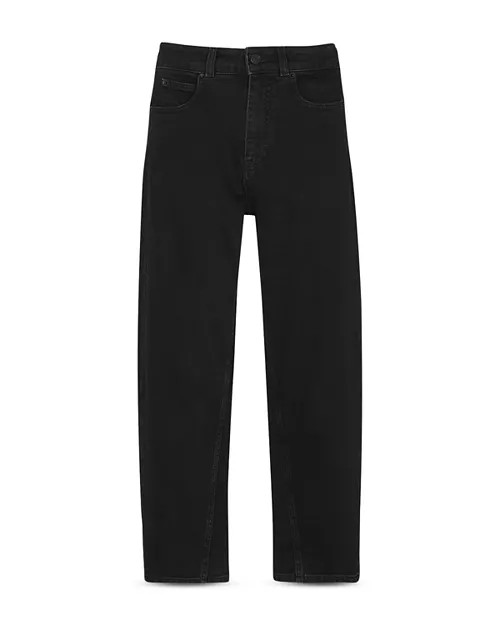 Whistles High Waist Barrel Jeans in Black   | Bloomingdale's Women | Bloomingdale's (US)