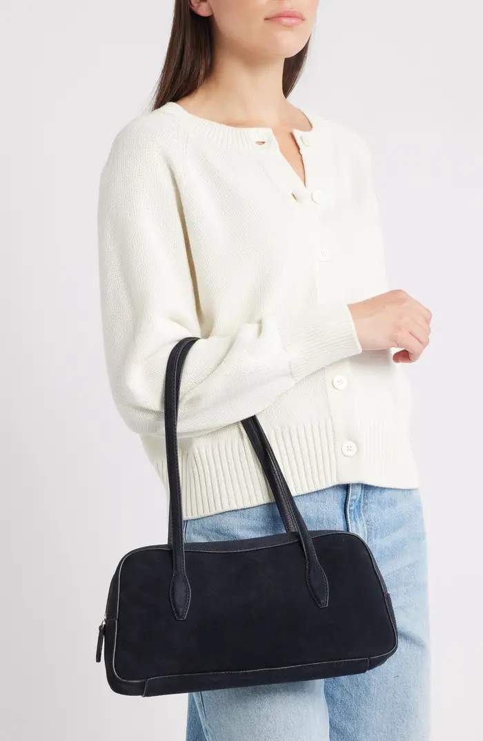 Madewell The Top Zip Suede Shoulder Bag | Nordstrom | Nordstrom