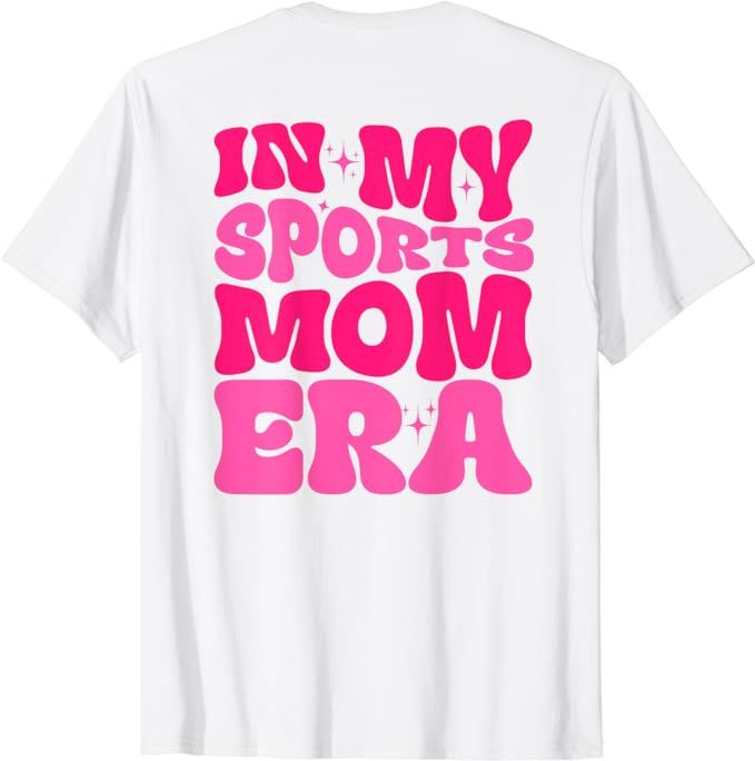 In My Sports Mom Era Sports Mom Life Sports Lover Trendy T-Shirt | Amazon (US)