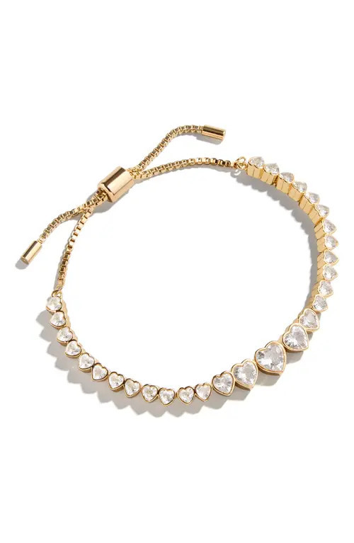BaubleBar Marina Bracelet in Clear/Gold at Nordstrom | Nordstrom