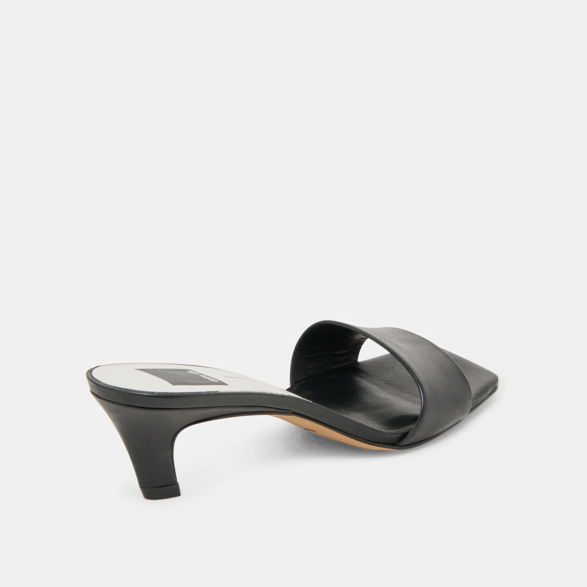Rexa Heels Black Leather | DolceVita.com