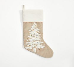 Embellished Velvet Stockings | Pottery Barn (US)