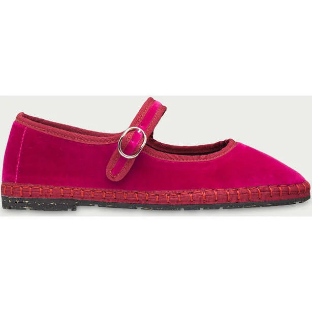 Women Mary Jane Pip Fuchsia | Maisonette