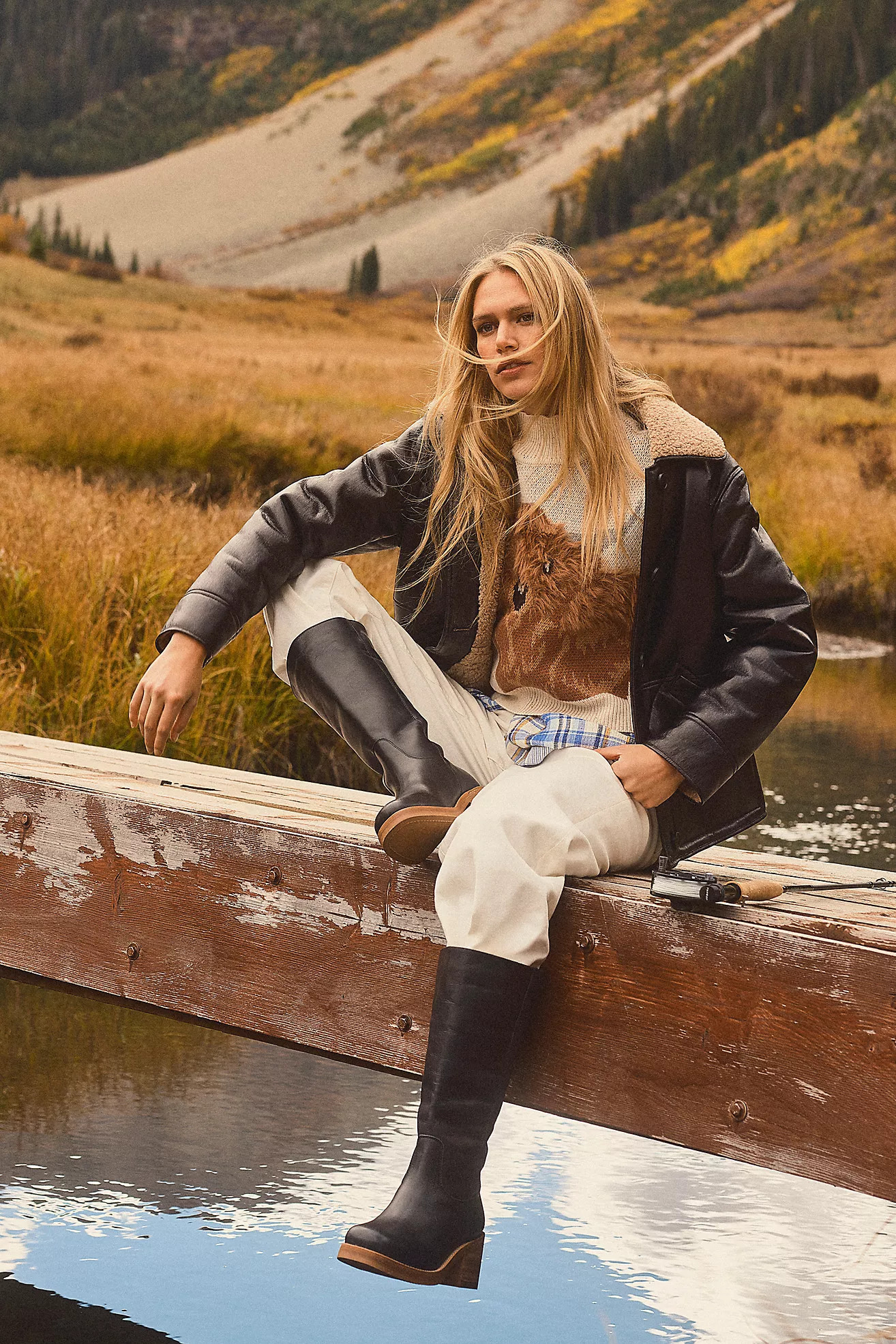 Avec Les Filles Highland Cow Sweater | Anthropologie (US)