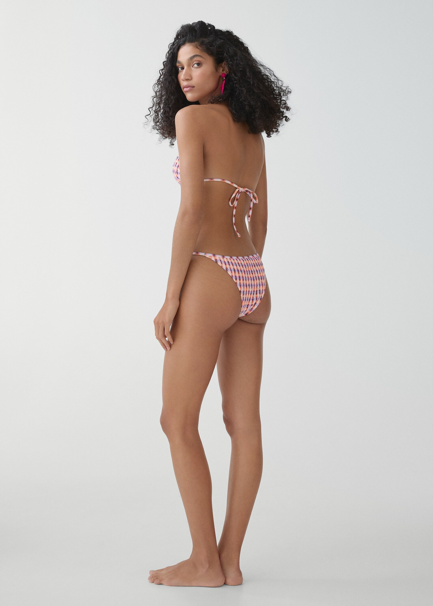 Printed bikini top | MANGO (US)