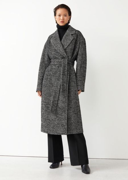 Black herringbone winter coat workwear 

#LTKworkwear #LTKSeasonal #LTKeurope