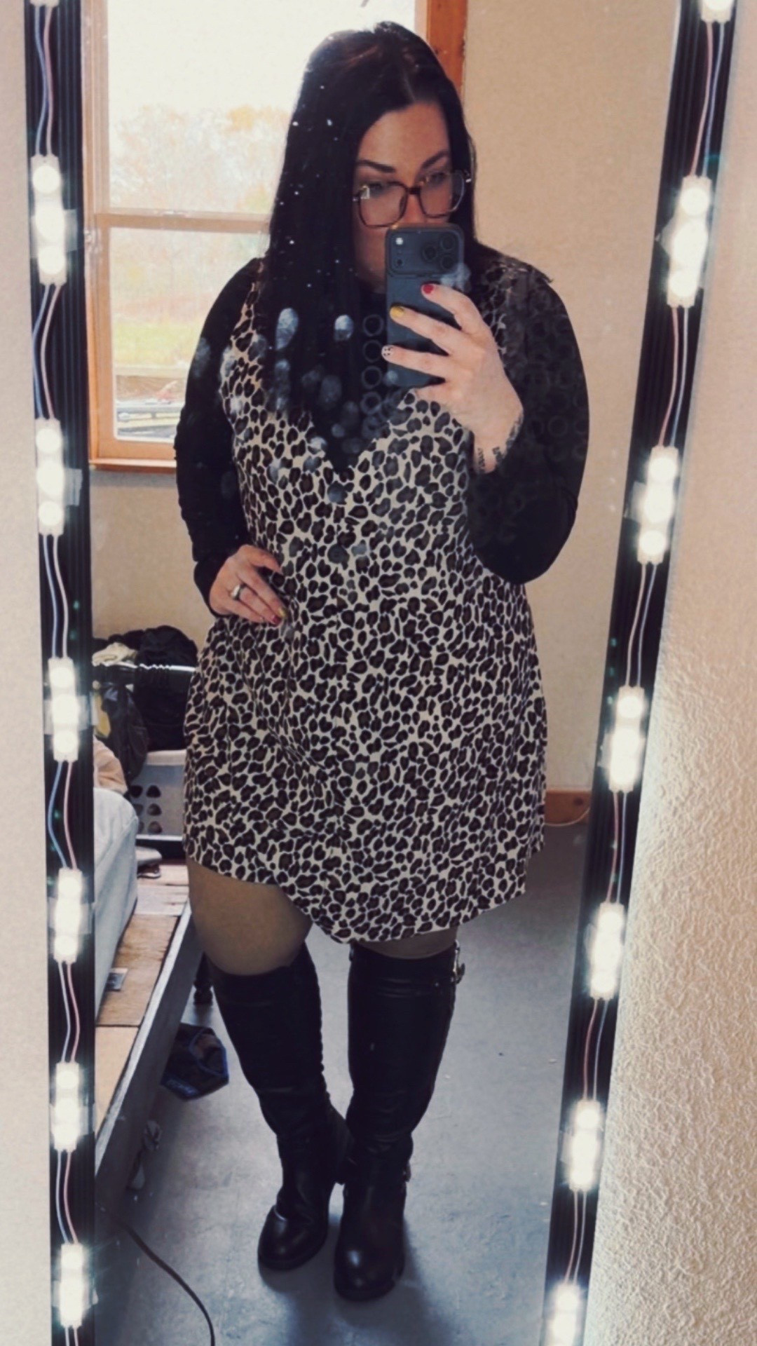 This dress is a bit oversized.. I would definitely size down. However, it is super cute and comfy! Whole look was very affordable from Shein. #midsized #dress #cheetahprint #cheetah 

#LTKWorkwear #LTKootd #LTKMidsize