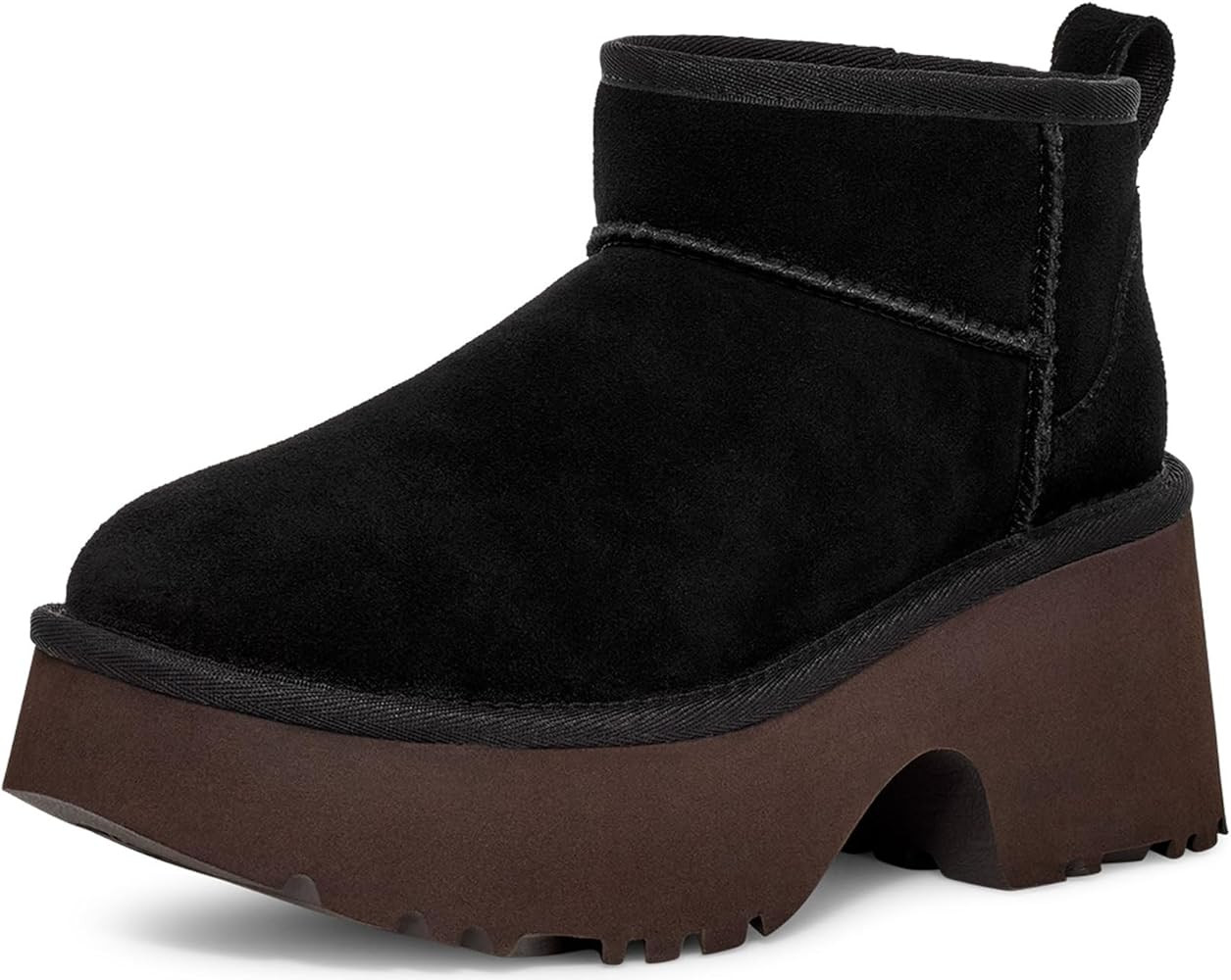 UGG Women's Classic Ultra Mini New Heights Fashion Boot | Amazon (US)