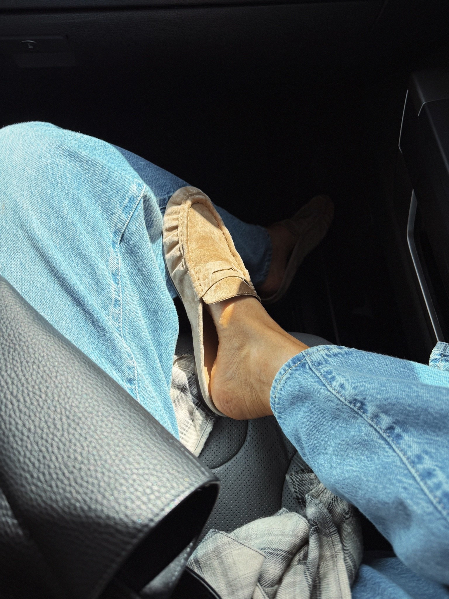 My fave suede mules