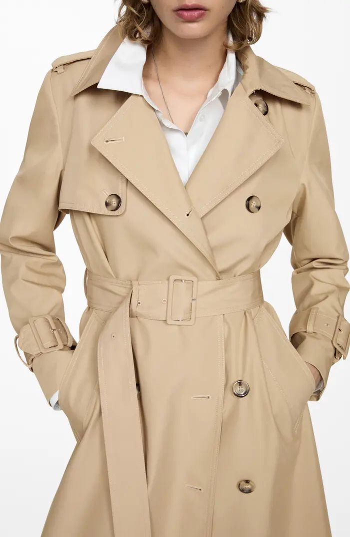 Cotton Blend Trench Coat | Nordstrom