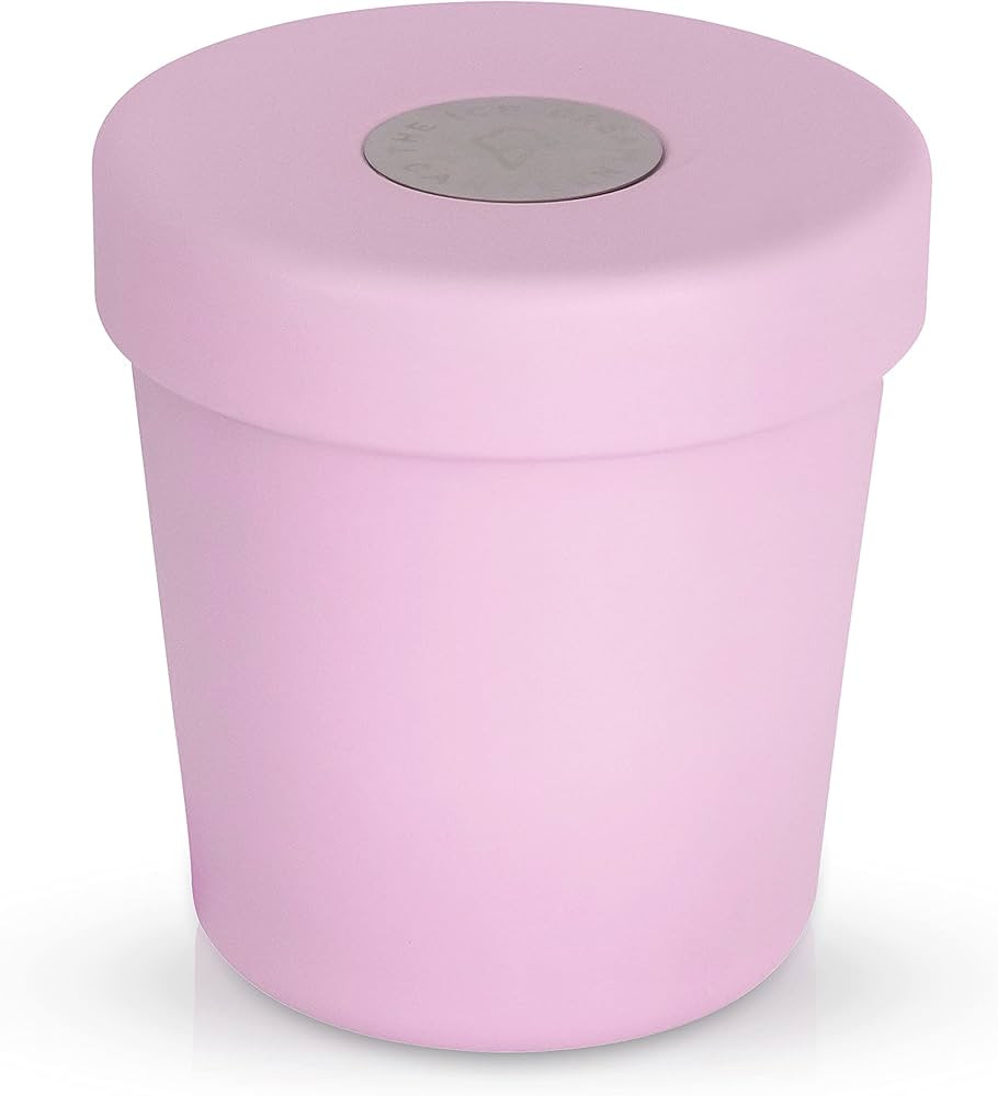 The Ice Cream Canteen Vacuum Insulated Ice Cream Pint Cooler Keeps Ice Cream Frozen for hours enjoy ice cream anywhere (Strawberry Pink) | Amazon (US)