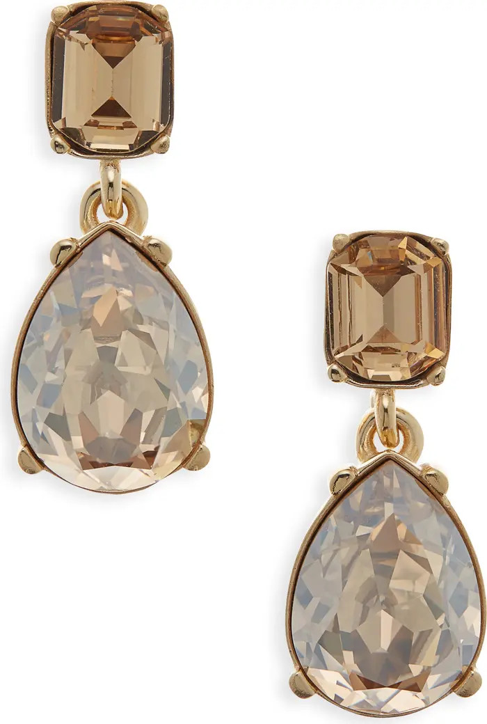 Oscar de la Renta Crystal Drop Earrings | Nordstrom | Nordstrom