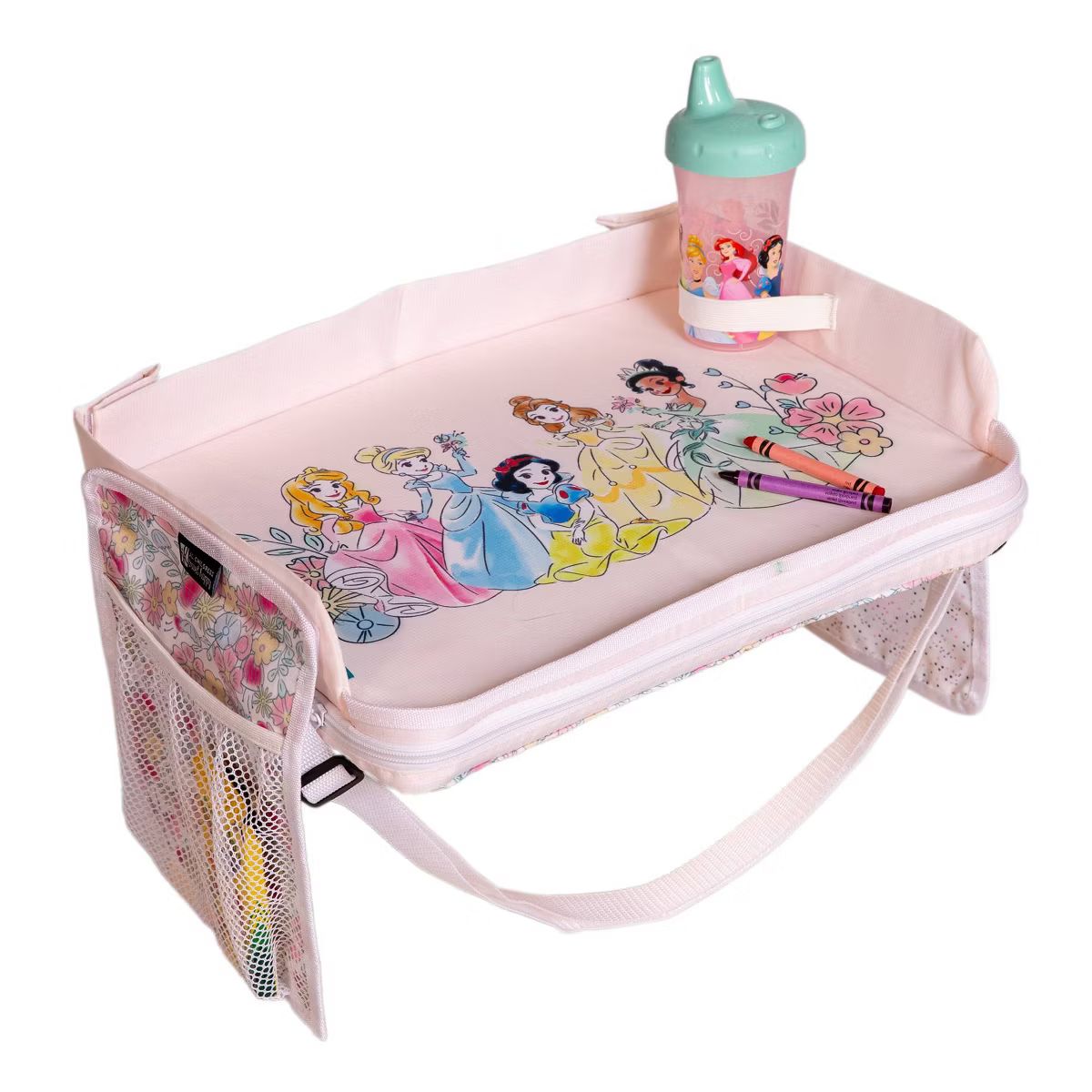 Disney Baby by J.L. Childress 3-in-1 Travel Tray & Tablet Holder - Princess | Target