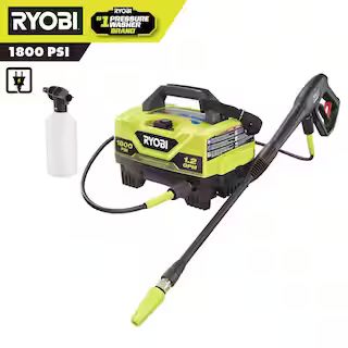 1800 PSI 1.2 GPM Cold Water Corded Electric Pressure Washer | The Home Depot