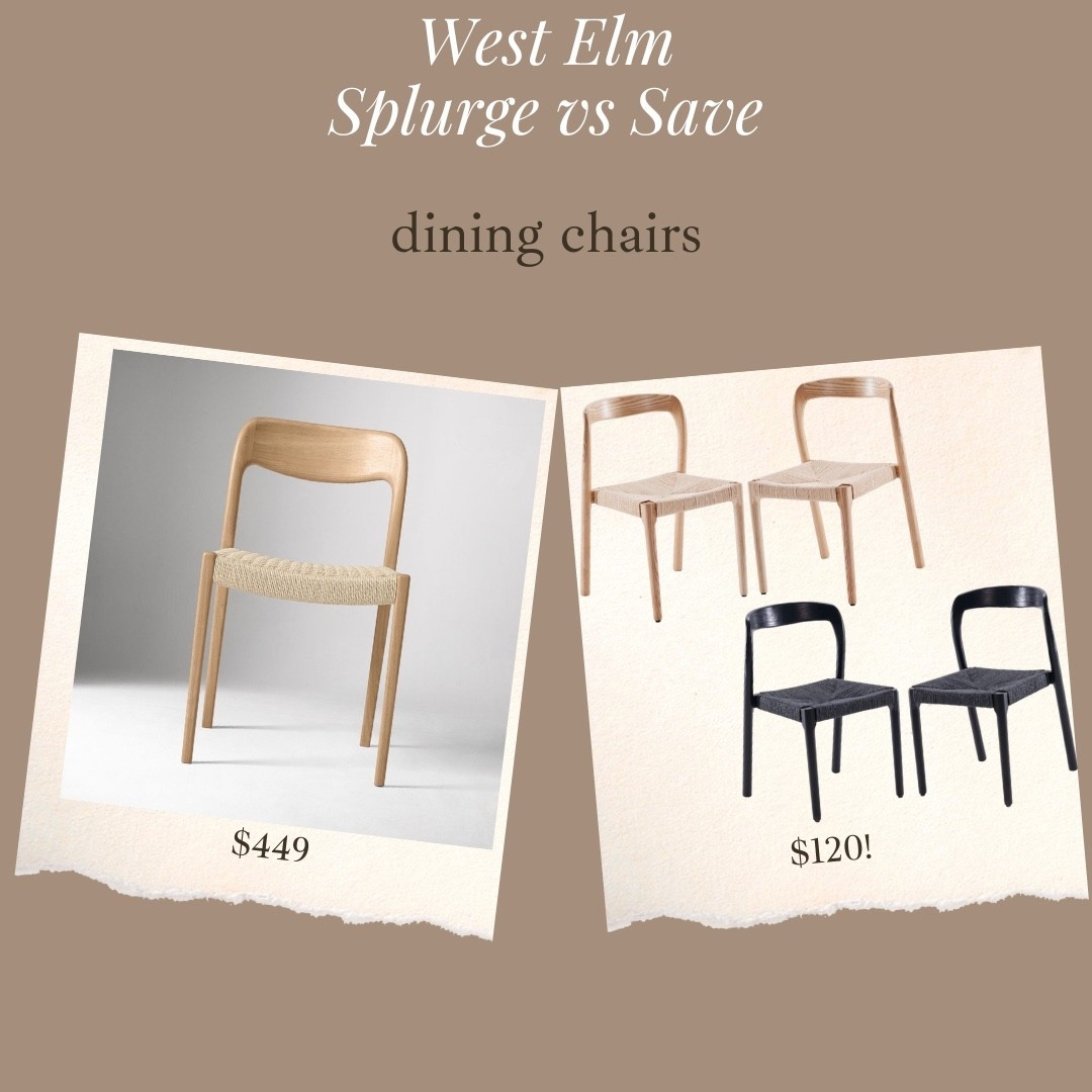 Omg! These dining chairs are made with solid wood & nearly identical to west elm!!!!

#LTKHome #LTKSaleAlert