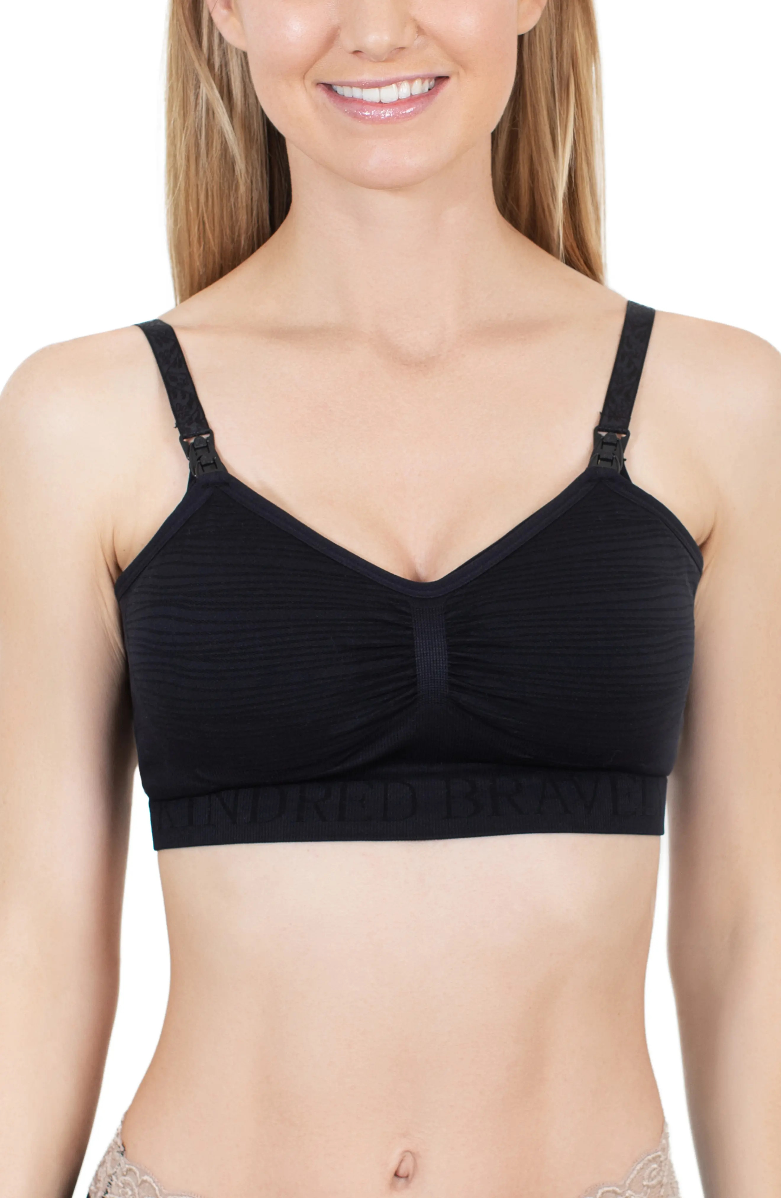 Kindred Bravely Sublime Wire Free Pumping/Nursing Bra, Size Xx-Large in Black at Nordstrom | Nordstrom