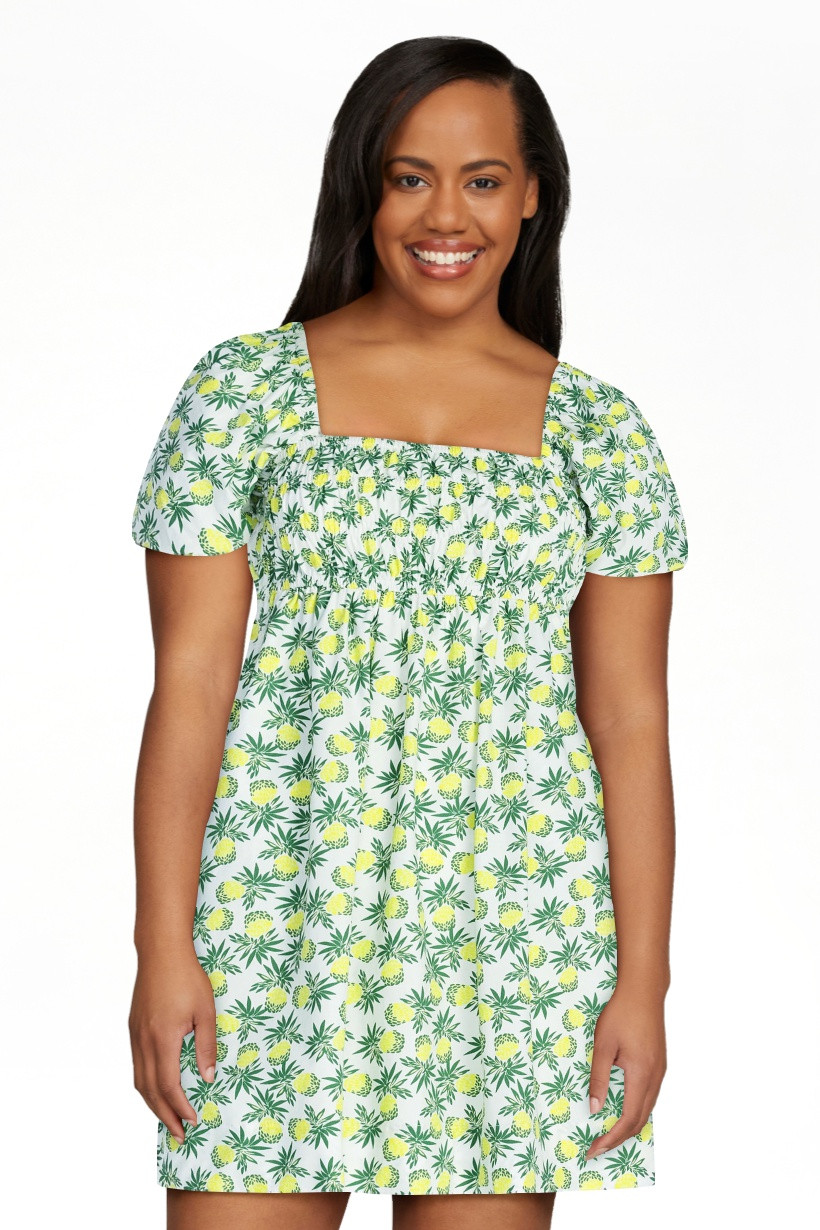 Free Assembly Women's and Women's Plus Puff Sleeve Peasant Mini Dress, Sizes XS to 4X | Walmart (US)
