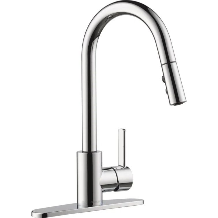 P7946LF-1.0 Single-Handle Pull-Down Kitchen Faucet | Wayfair North America
