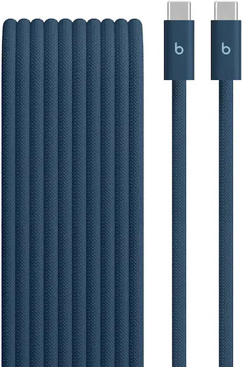 Beats - 10' 240W USB-C to USB-C Braided Cable - Nitro Navy | Best Buy U.S.
