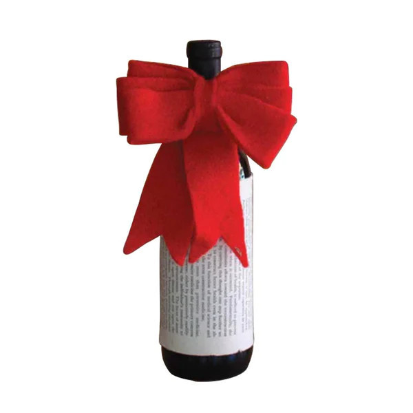 Felt Bow Bottle Topper | Waiting On Martha