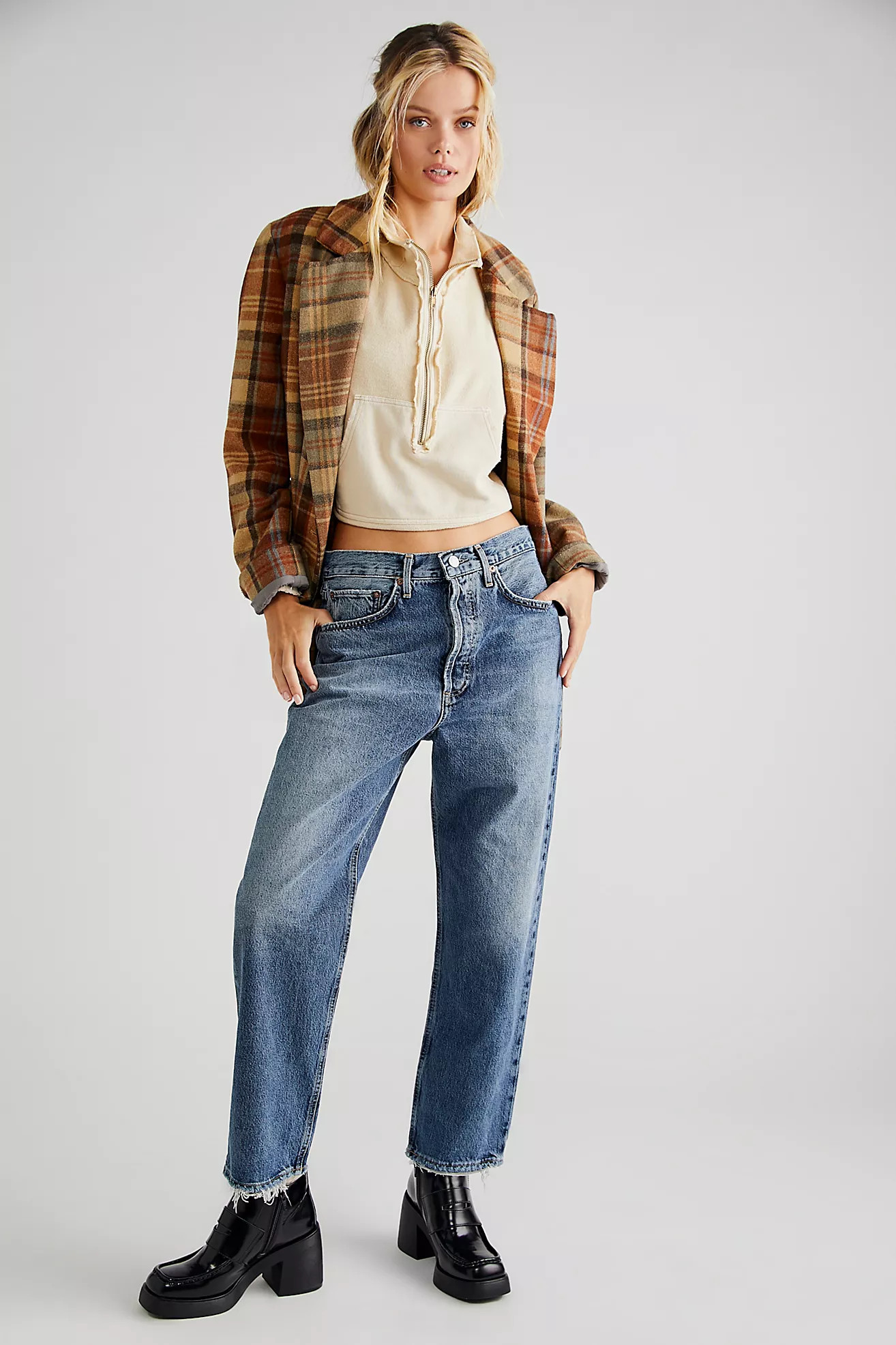 AGOLDE '90s Crop Jeans | Free People (Global - UK&FR Excluded)