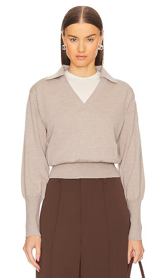 Briar Sweater in Heather Taupe | Revolve Clothing (Global)