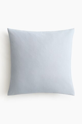 H & M - Cotton Canvas Cushion Cover - Light Dusty Blue | H&M (US + CA)