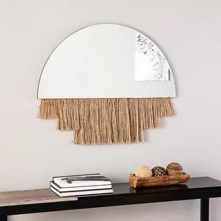 Shaw Arch Decorative Wall Mirror w/ Rope Trim | Bed Bath & Beyond