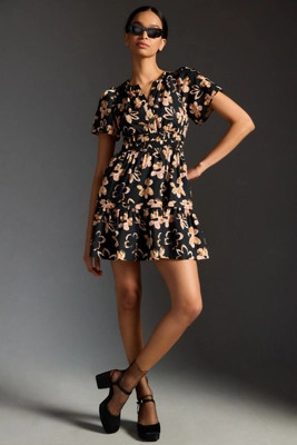 The Somerset Mini Dress: Velvet Edition | Anthropologie (US)