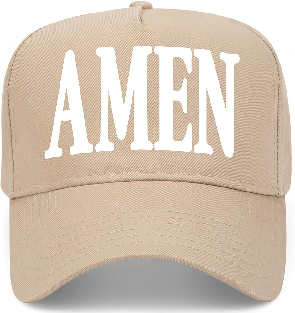 Amen Vintage Trucker Hat | God Jesus | Premium Snapback Baseball Hat for Men & Women | Amazon (US)