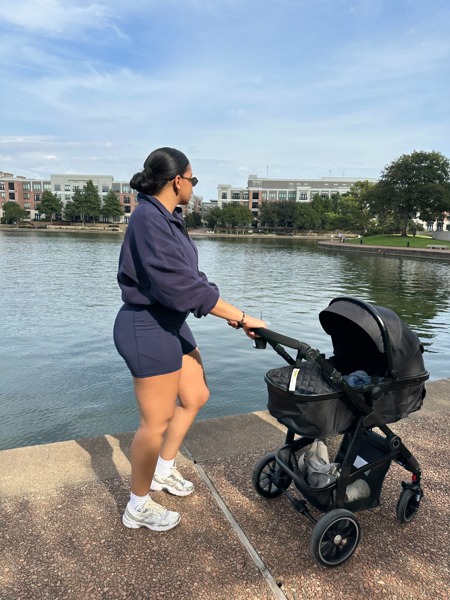 Hot mom walk outfit 

#LTKTall #LTKShoeCrush #LTKMidsize