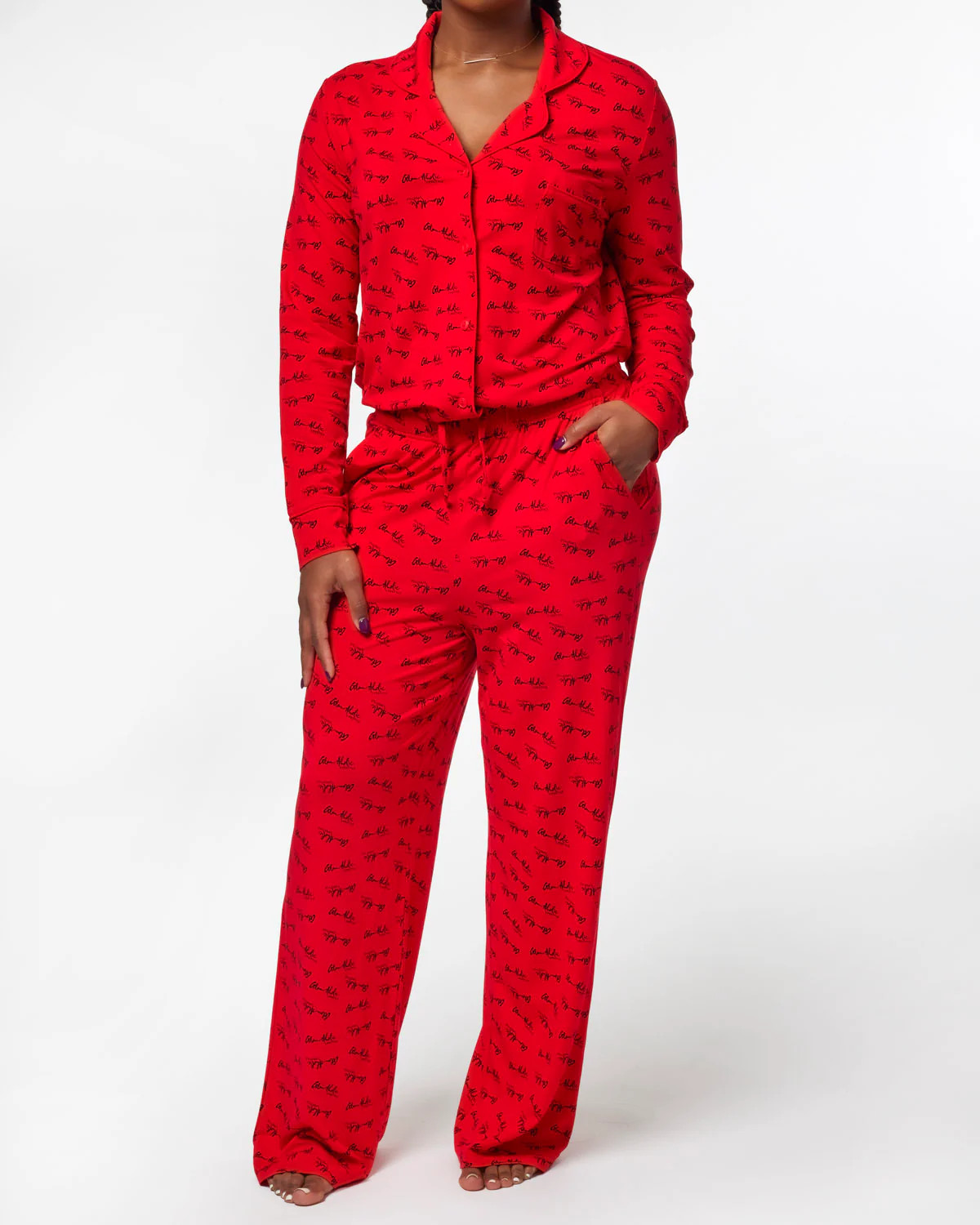 SIGNATURE PAJAMAS STANDARD - RED | Glam-Aholic Lifestyle