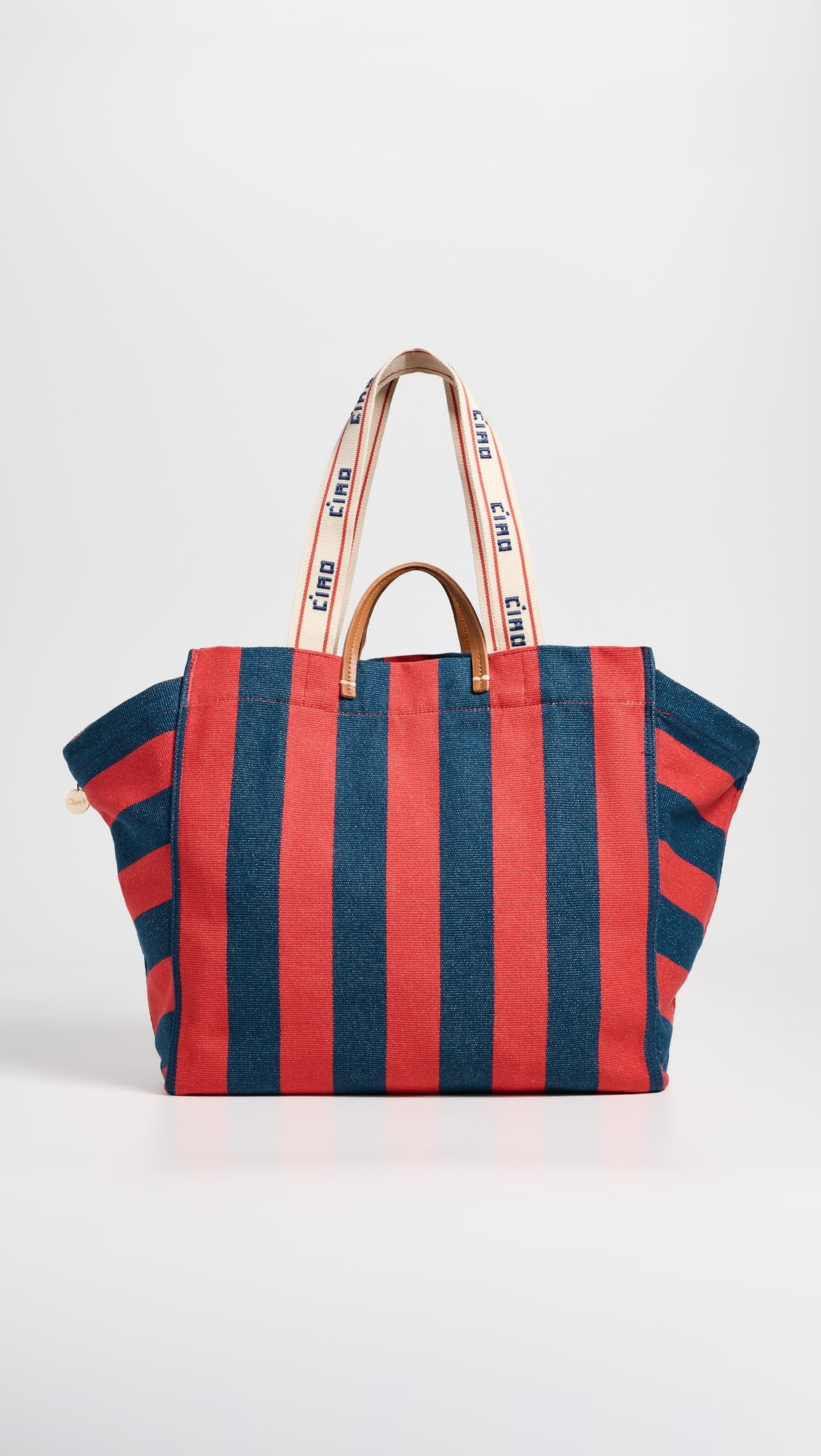 Canvas Stripe Beach Tote Bag | Shopbop