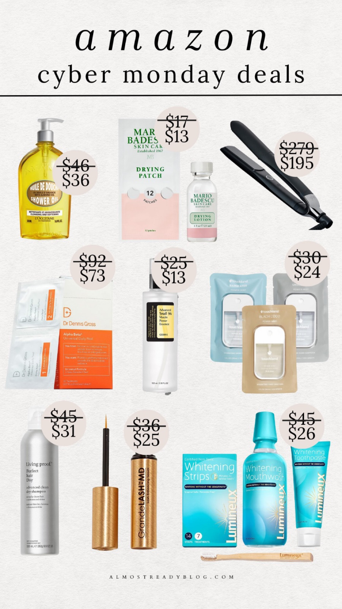 Amazon Cyber Monday Deals 

#LTKCyberWeek #LTKbeauty #LTKsalealert
