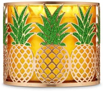 Bath and Body Works White Barn Pineapple Candle Holder Sleeve Low Profile | Amazon (US)