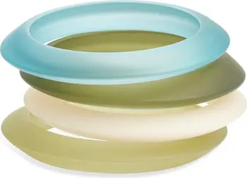 Open Edit Set of 4 Ombré Resin Bangle Bracelets | Nordstrom | Nordstrom
