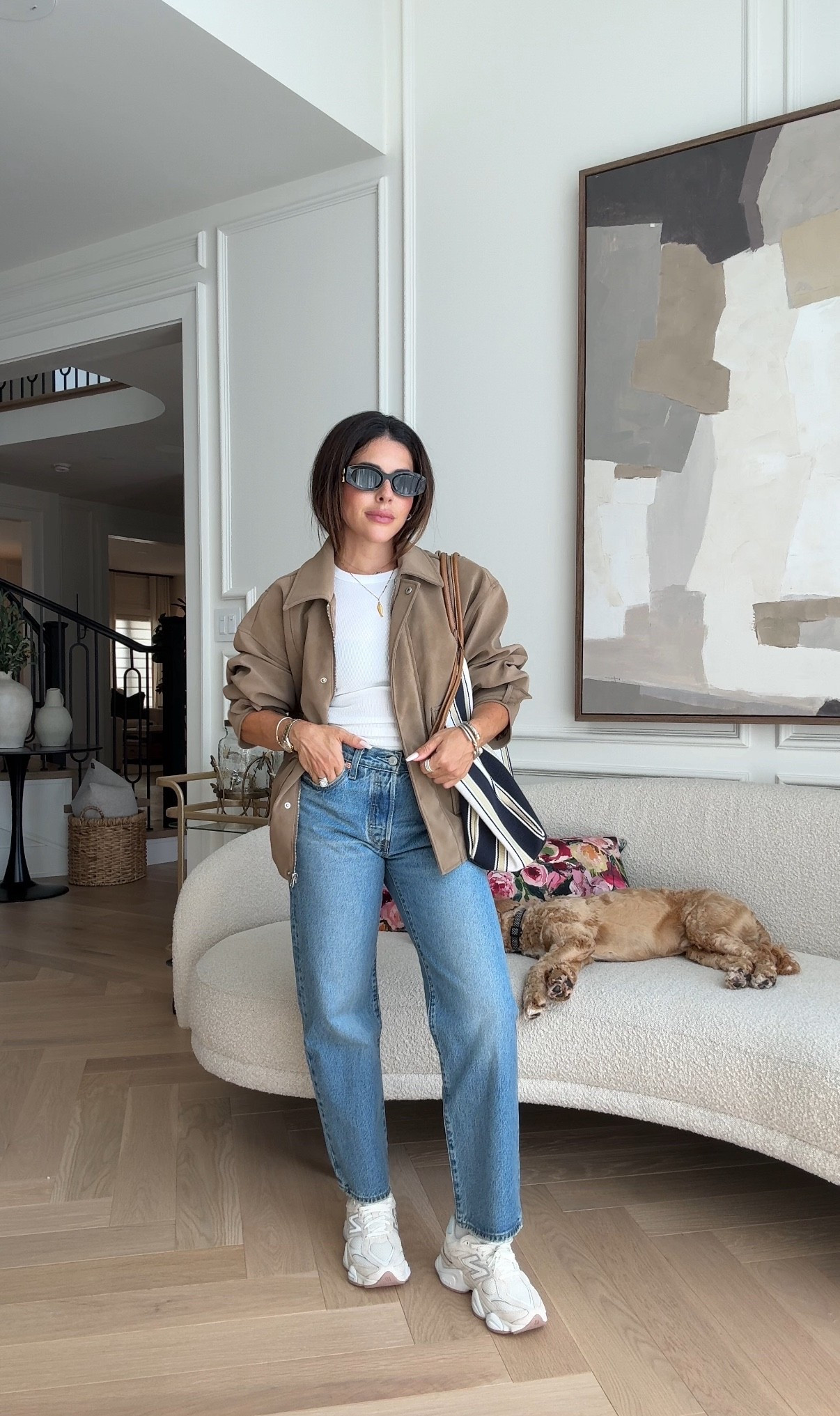 Love this effortless look!
Jacket - XXS/XS
Top - XS
Jeans - 25