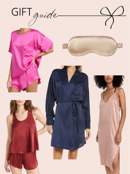 Gifts for Her | Washable Silk PJs | Nightgown | Short Set | Tank Set | Robe | Eye Mask | Sleepwear 

#LTKover40 #LTKHoliday #LTKGiftGuide