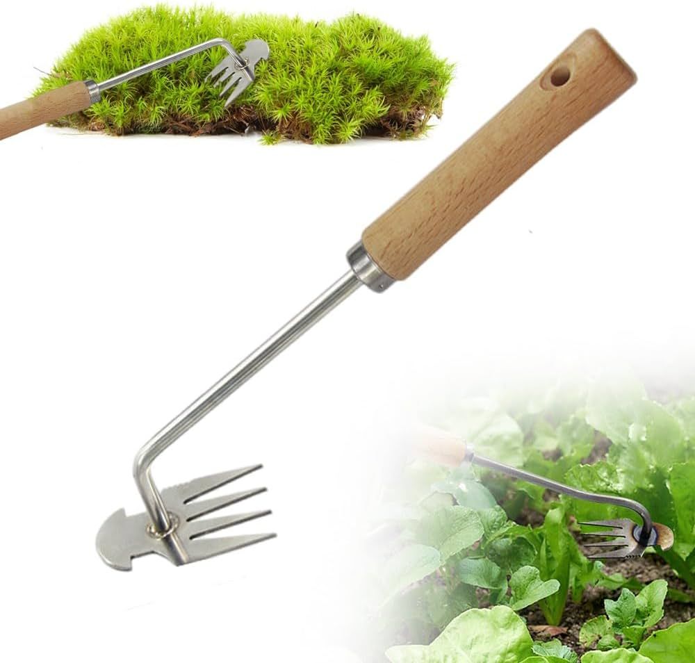 Weeding Artifact Uprooting Weeding Tool, 12in Weed Pulling Tool Stainless Steel Hand Weeder Tool ... | Amazon (US)
