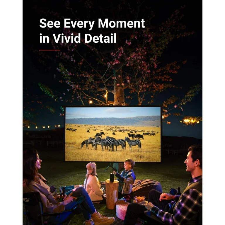 Nebula Capsule Smart Wi-Fi Mini Projector Portable 100Inch Movie 100ANSI Lumen,360° Speaker | Walmart (US)