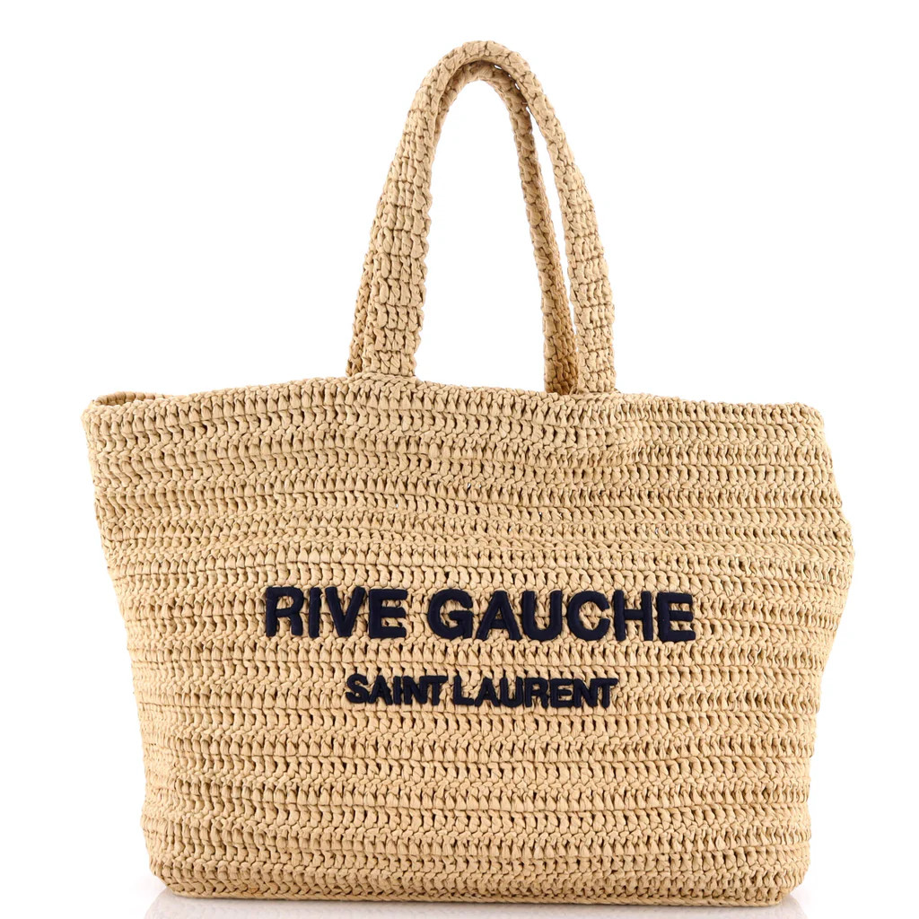 Rive Gauche Supple Tote Raffia | Rebag