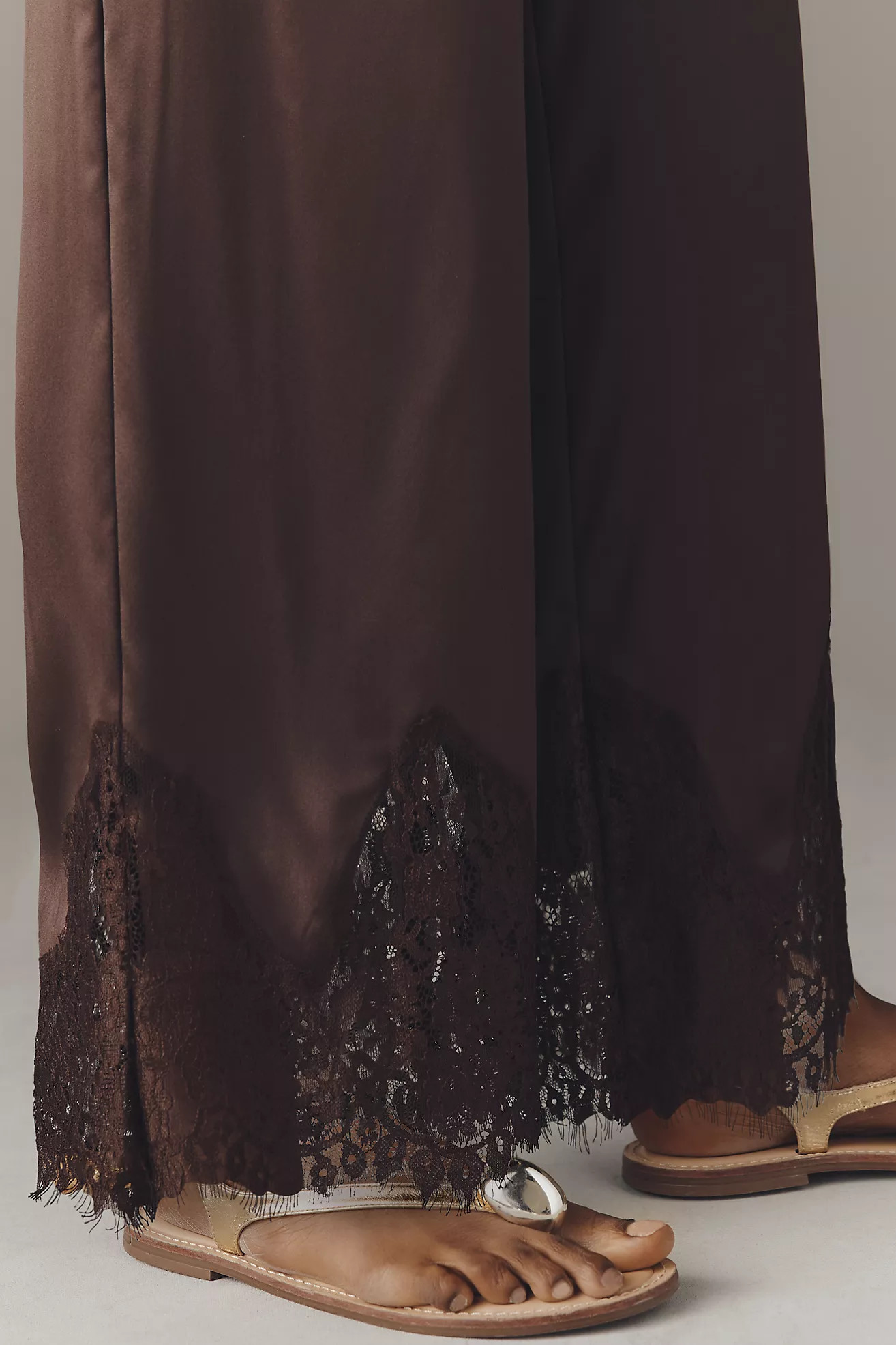 Reformation Carolina Silk Lace Pants | Anthropologie (US)