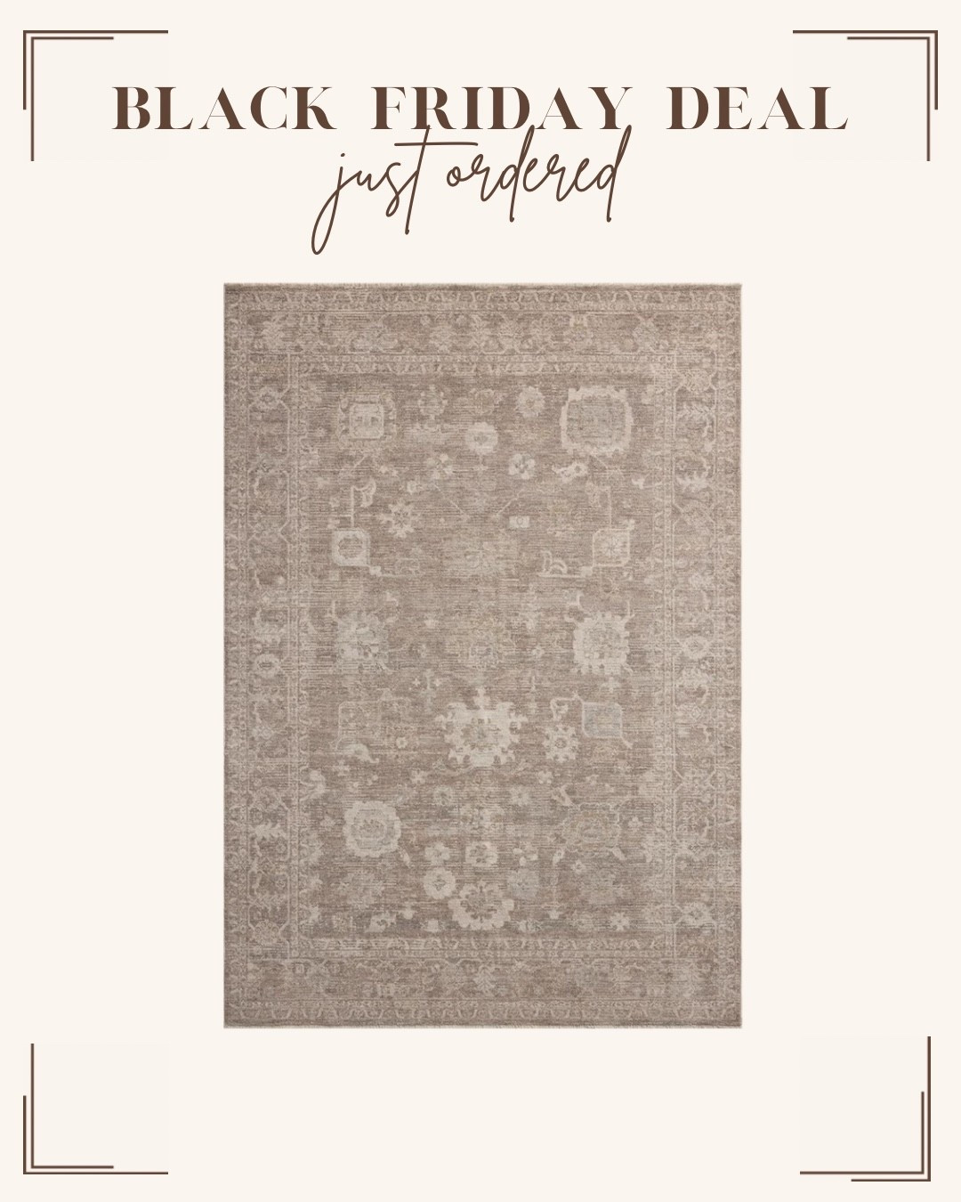 Just ordered this loloiLoloi rug for our living room! It’s on sale for Black Friday 

#LTKSaleAlert #LTKHome #LTKCyberWeek