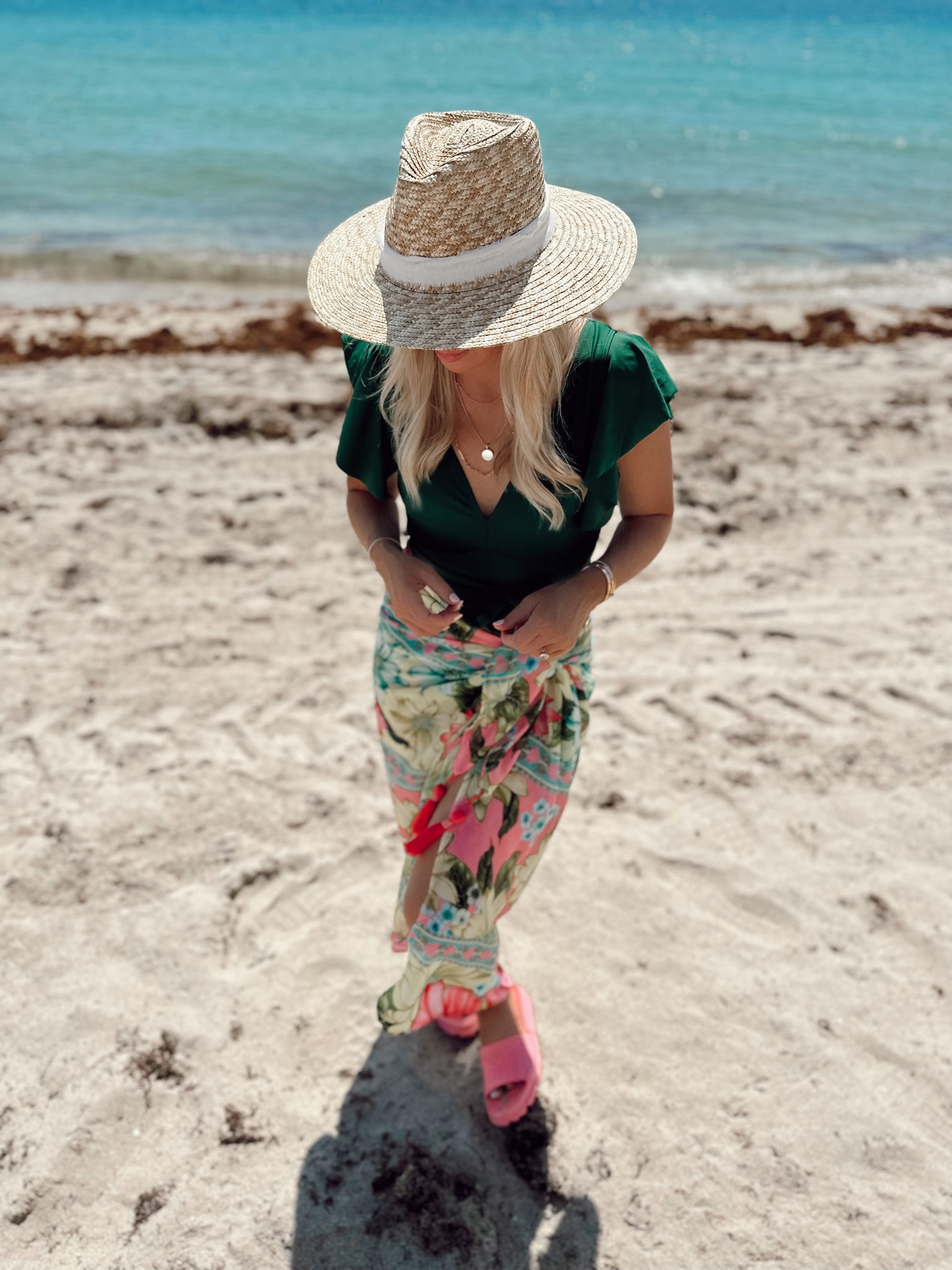 This Amazon swimsuit comes in a bunch of colors and a belt! Very flattering. 
One of my fave vacation looks this last trip! 

Cover up, swimsuits. Amazon fashion. Vacation looks. Beach. 

#LTKswim #LTKsalealert #LTKunder50