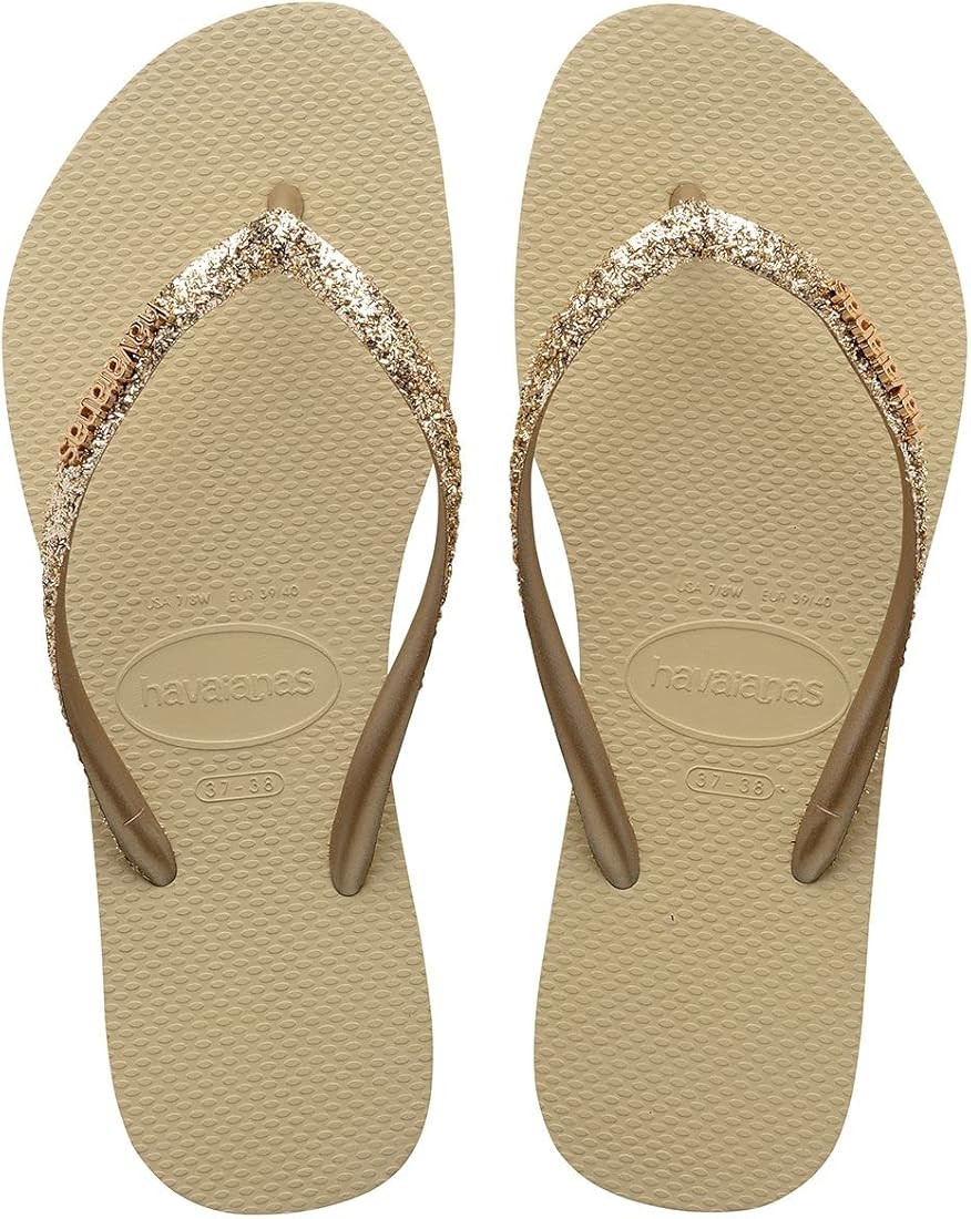 Havaianas Slim Glitter II Flip Flop Sandal | Amazon (US)